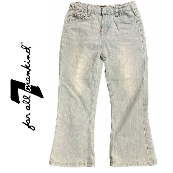 7 for All Mankind Girls‎ Bootcut Jeans - Size 5 - Picture 1 of 4